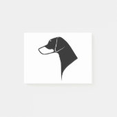 Doberman Head Natural Ears Post-it® Notes (Voorkant)