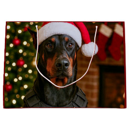 Doberman Holiday Card Groot Cadeauzakje