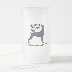 Doberman Home Matglas Bierpul