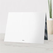 Doberman Hond in Sneeuw Kerstmis Kaart (Achterkant)