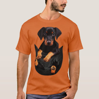 Doberman hond met liefde t-shirt
