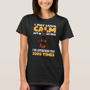 Doberman Hond Pinscher Ik mag er rustig uitzien T-shirt