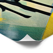 Doberman hond wandelen in het park 05 - Madeleine Perfect Poster (Hoek)