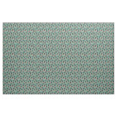 Doberman honden floraalturquoise stof (Yard (91,4 cm))