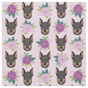 Doberman-hondenlavendel Stof