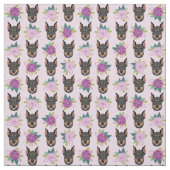 Doberman-hondenlavendel Stof (Swatch)