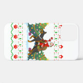 Doberman Hondenliefhebber Xmas lelijke kerst Case-Mate iPhone Case (Achterkant (horizontaal))