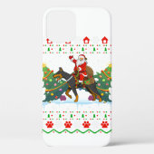 Doberman Hondenliefhebber Xmas lelijke kerst Case-Mate iPhone Case (Achterkant)