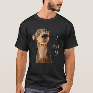 Doberman Hondenras Dog Mannen Vrouwen en Kinderen T-shirt