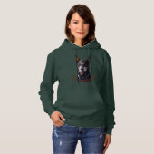 Doberman Hoodies gepersonaliseerde Dog Art-Shirten (Voorkant volledig)