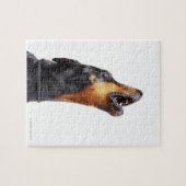 Doberman howling legpuzzel (Horizontaal)