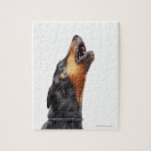 Doberman howling legpuzzel (Verticaal)
