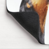 Doberman howling muismat (Hoek)