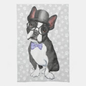 Doberman Illustration Kitchen Towel Theedoek (Verticaal)