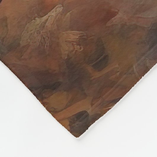 Doberman in de herfst laat Herfst inspireren Fleece Deken (Hoek)