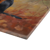 Doberman in de herfst laat Herfst inspireren Snijplank (Hoek)