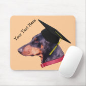 Doberman in de klas Funny Dog Mousepad Muismat (Met muis)