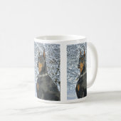 Doberman in de Mok Frosty Snow (Voorkant rechts)