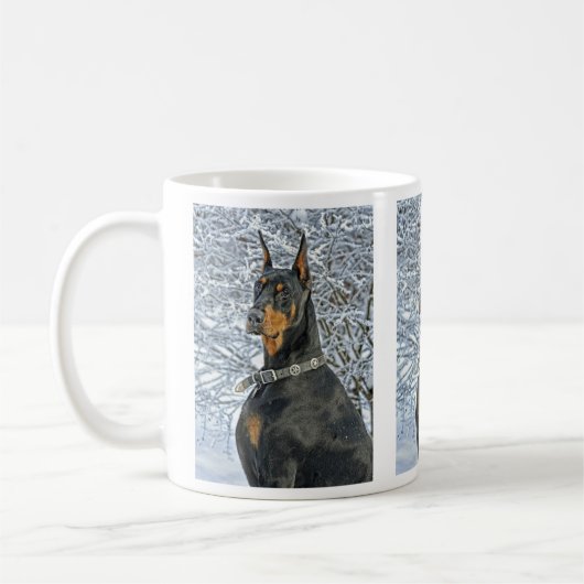 Doberman in de Mok Frosty Snow (Links)