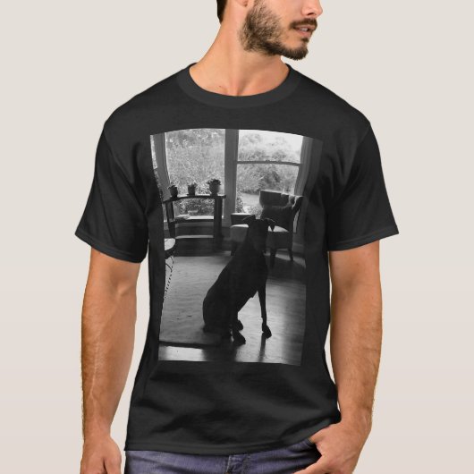 Doberman in Silhouette T-shirt (Voorkant)