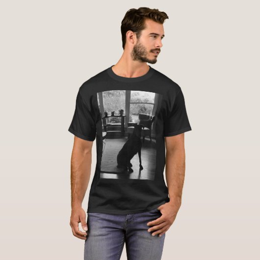 Doberman in Silhouette T-shirt (Voorkant volledig)