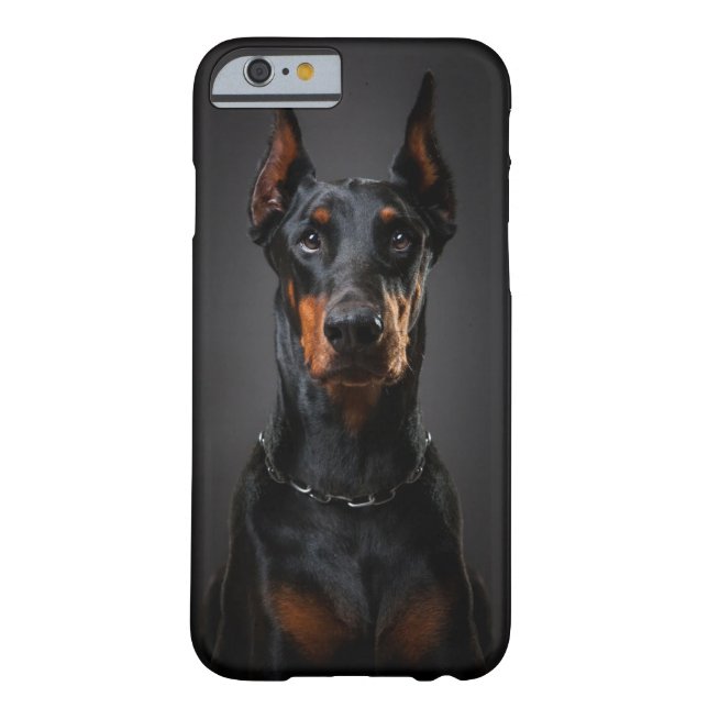 Doberman iPhone 6/6s, alleen daar Case-Mate iPhone Case (Achterkant)