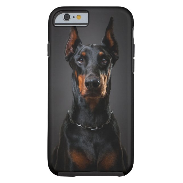 Doberman iPhone 6/6s, hard Case-Mate iPhone Case (Achterkant)