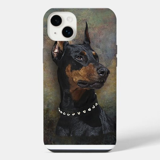 Doberman iPhone Hoesje (Achterkant)