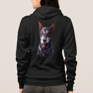 Doberman Jacket Women's Doberman Pinscher Jacket Hoodie