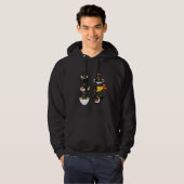 Doberman Japans voedsel Hoodie (Voorkant volledig)
