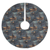 Doberman Kerstfeest reis Kerstboom Rok (Voorkant)