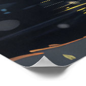 Doberman Kerstfeest reis Poster (Hoek)