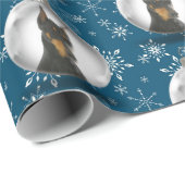 Doberman-kerstinpakpapier Cadeaupapier (Rol Hoek)