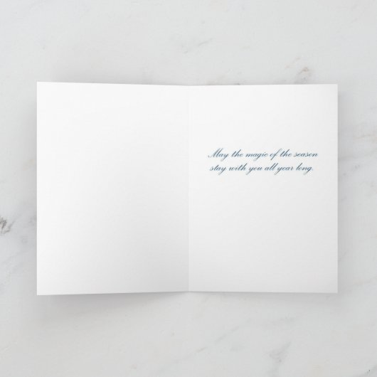 Doberman-kerstkaart Feestdagen Kaart (Binnen)