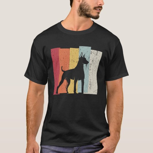 Doberman lopen t-shirt (Voorkant)