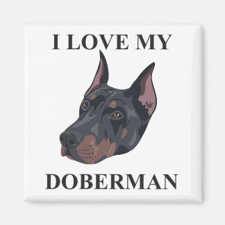 Doberman Love Magneet