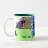 Doberman Love Tweekleurige Koffiemok (Links)