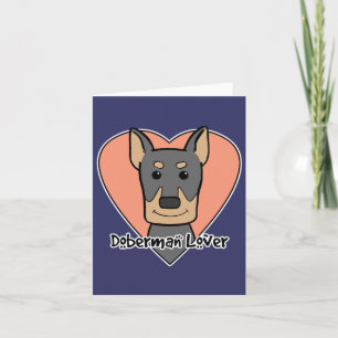 Doberman Lover Kaart