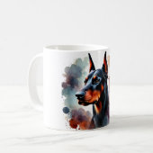 🐾 Doberman Lovers, deze Mok is voor jou! 🐾 (Voorkant links)