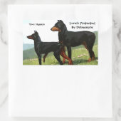 Doberman Lunch Protector Stickers (Tas)