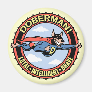 Doberman. Magneet