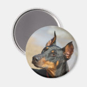 Doberman Magnet (Voorkant / Achterkant)
