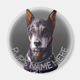 Doberman Magnets Personalized Dog Fridge Magnet