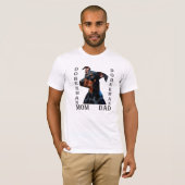 Doberman Mam Pap T-shirt (Voorkant volledig)