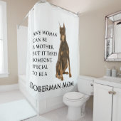 Doberman Mam Shower Curtain Douchegordijn (In situ)