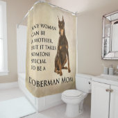 Doberman Mam Shower Curtain Douchegordijn (In situ)