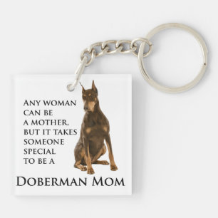 Doberman Mam Sleutelhanger