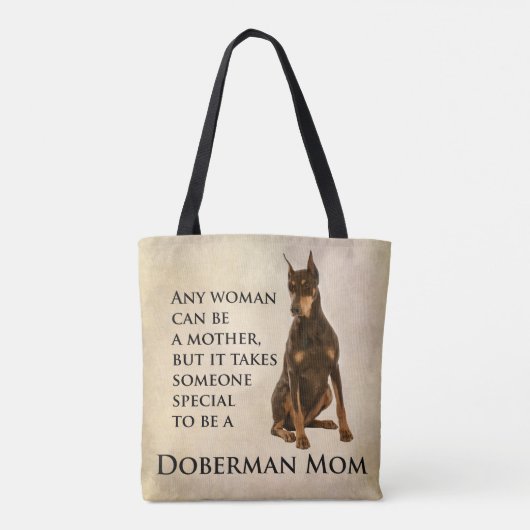 Doberman Mam Tas (Achterkant)