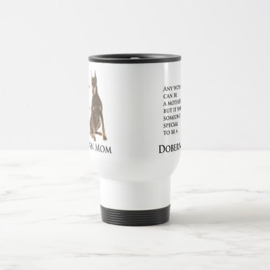 Doberman Mam Travel Mug Reisbeker (Center)