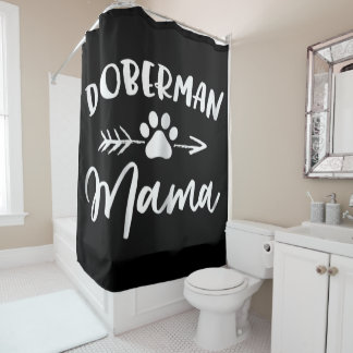 Doberman Mama | Cute Doberman Lovers Gift Douchegordijn